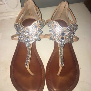 Gianni Bini jeweled sandals